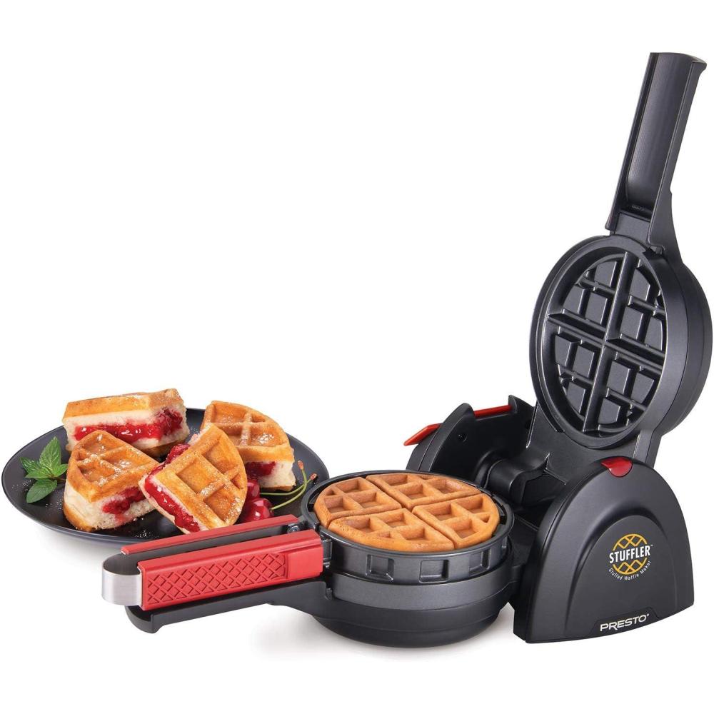 imagePresto 03512 Stuffler Stuffed Waffle Maker Belgian Large BlackLarge