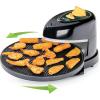 Presto 03434 Pizzaz Plus Rotating Oven – 12-Inch, Countertop Pizza Oven, Nonstick Tray, Top and Bottom Heating Elements, Easy to Clean, Green/Gold(Green/Gold)