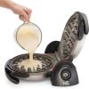 Presto 03510 Ceramic FlipSide Belgian Waffle Maker, Nonstick, Cool Touch Handles, Black(108)