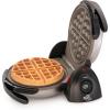 Presto 03510 Ceramic FlipSide Belgian Waffle Maker, Nonstick, Cool Touch Handles, Black(108)