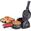 Presto 03512 Stuffler Stuffed Waffle Maker, Belgian, Large, Black(Large)