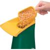 Presto 04870 Poplite Hot Air Popcorn Popper – Built-In Measuring Cup + Melts Butter, Easy to Clean, Built-In Cord Wrap, 18 Cups, Green/Gold