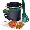 Presto 05427 FryDaddy Electric Deep Fryer, Green/Gold(Green/Gold)