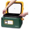 Presto 06019 8-Quart Nomad Traveling Slow Cooker, Locking Lid, Dry Erase Board, Green/Gold(Green/Gold)