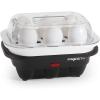 Easy Store Electric Egg Cooker – 6, Black/White