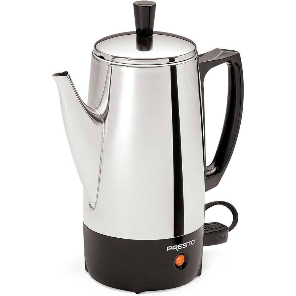 imagePresto 02822 6Cup StainlessSteel Coffee Percolator6Cups