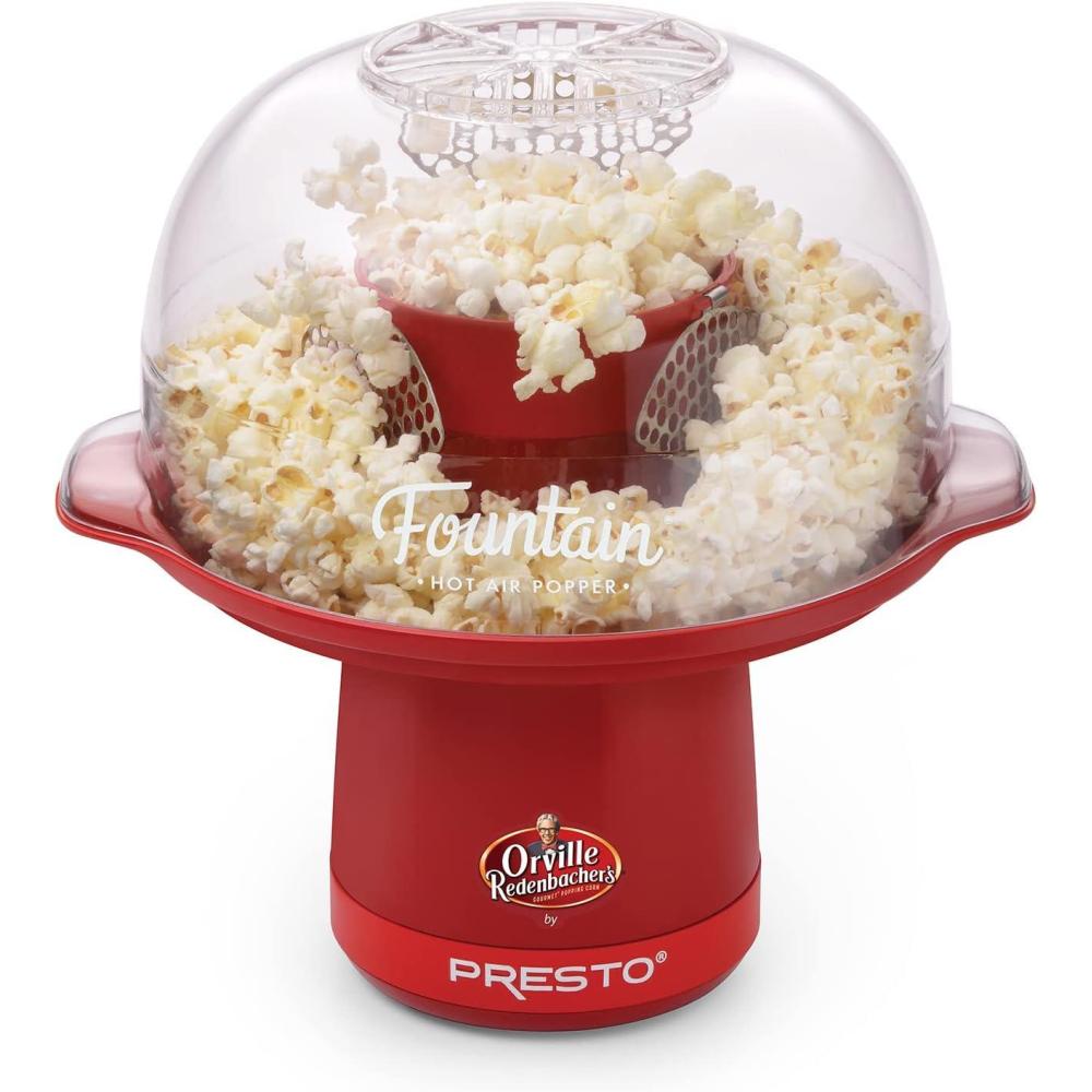 imagePresto 04868 Orville Redenbachers Fountain Hot Air Popper 20Cups Red