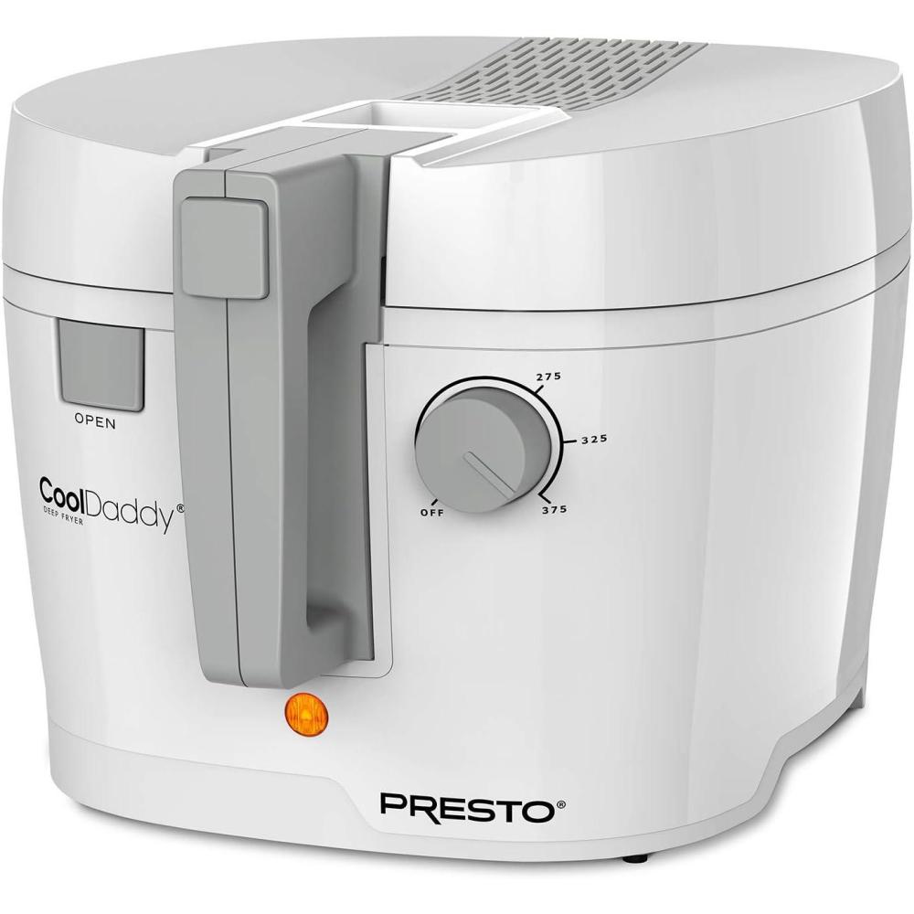 imagePresto 05443 CoolDaddy Cooltouch Deep Fryer  White
