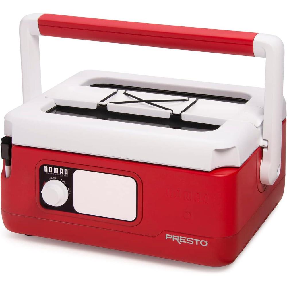 imagePresto Nomad Traveling Slow Cooker Red 6Quart  Pack of 1Red