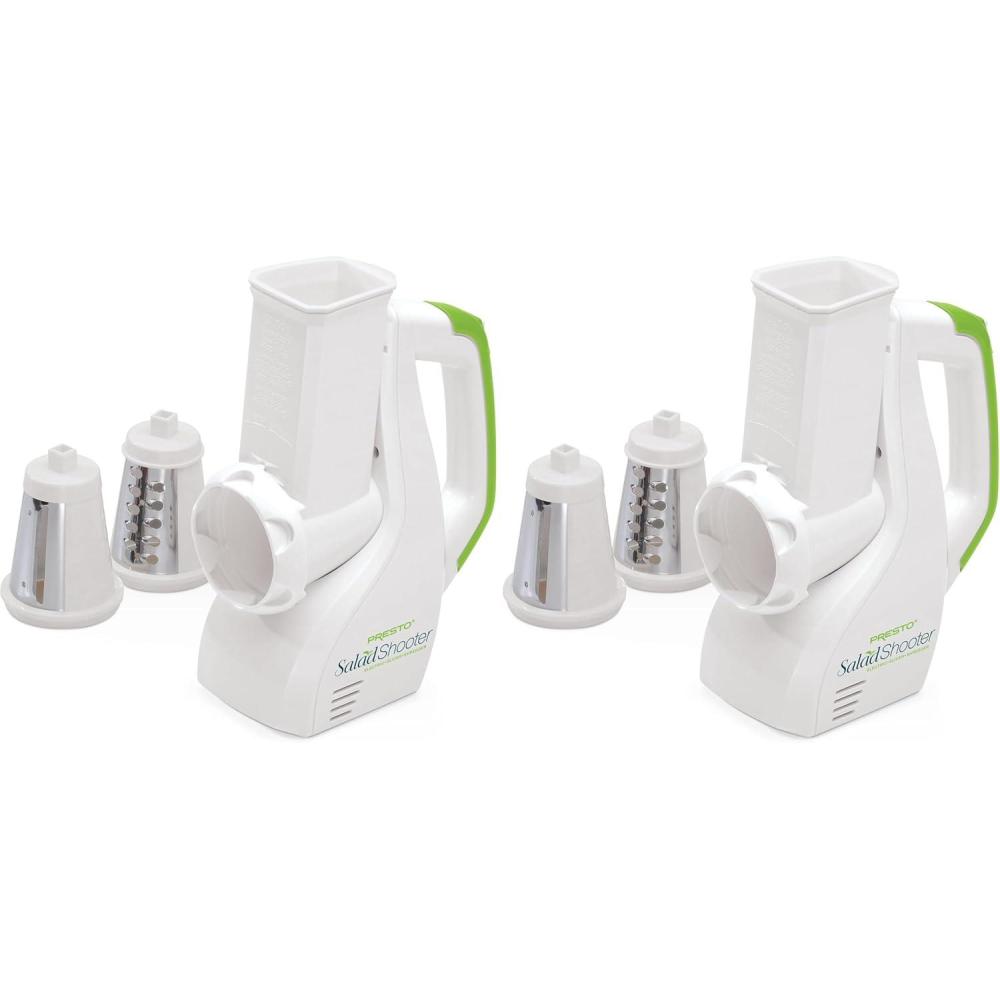 imagePresto Salad Shooter Electric SlicerShredderWhiteNo Size Pack of 2