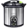 Presto 02152 17-Quart Digital Pressure Canner – Digital Display, Waterbath Capable, 10 Built-In Safety Features, Recipe Book, Stainless Steel(17 Quarts)