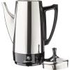 Presto 02811 Stainless Steel Electric Coffee Percolator – 12-Cups, Easy-Pour Spout, Stay-Cool Handle, Make 2-12 Cups(Silver)