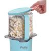 Presto 04811 PopLite My Munch Hot Air Popcorn Popper – Personal Sized, Built-In Serving Bowl, Compact Design, 8 Cups, Blue(8-Cups)