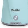 Presto 04867 Poplite Plus Hot Air Popcorn Popper – Built-In Measuring Cup + Melts Butter, Easy to Clean, Built-In Cord Wrap, 18 Cups, Aqua(18 Cups)
