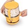 Presto 05206 Showtime Gourmet Oil Popcorn Popper – 9-Cups, Built-In Serving Bowl, Compact Design, Ceramic Nonstick, PFAS Free, Yellow