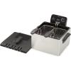 Presto 05466 Stainless Steel Dual Basket Pro Fry Immersion Element Deep Fryer