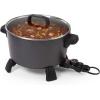 Presto 06009 10-Quart Kitchen Kettle XL Multi-Cooker, Steamer and Deep Fryer, Black