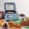 Presto 06017 8-Quart Nomad Traveling Slow Cooker, Blue
