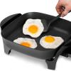 Presto 06620 11-Inch Electric Skillet,Black/White(11″)