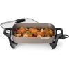 Presto 06856 16-Inch Ceramic Electric Skillet, Grey(Skillet)