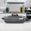 Presto 06858 16-Inch Slimline Electric Skillet with Glass Cover – Nonstick, Adjustable Temperature, Black