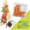 Presto 09513 FreshDaddy Vacuum Zipper Bags with Ports, Quart-Size