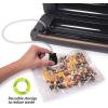Presto 09513 FreshDaddy Vacuum Zipper Bags with Ports, Quart-Size