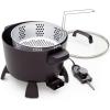 Presto 8-Quart Big Kettle, Steamer and Deep Fryer Multi-Cooker, Black