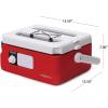 Presto Nomad Traveling Slow Cooker, Red, 6-Quart ( Pack of 1)(Red)