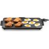 Presto 07072 22-Inch Extra Large Griddle, 22″x 13″, Low Profile Design, Ceramic Nonstick, Black(Griddle)