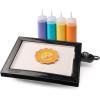 Presto 07080 PanGogh Cool Touch, Electric griddle, ideal size for small families, includes batter bottles & template for pancake art(11×9)