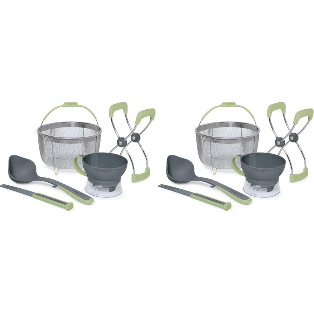imagePresto 09509 5 Piece Deluxe Canning Kit Green5 Piece Kit Pack of 2